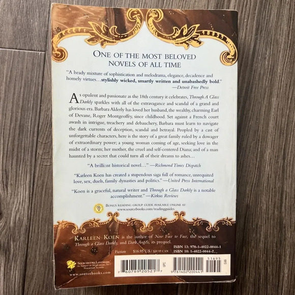 Through A Glass Darkly Marlene Koen And The Queens Fool Philippa Gregory Books - Picture 5 of 6